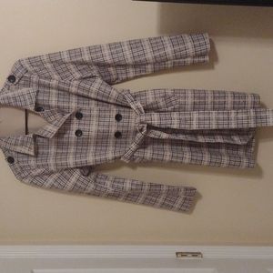 Coat, brown and gray
